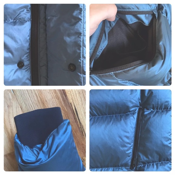 Lululemon GOOSE DOWN Wunder Puff Jacket Blue Sz 8 - Picture 9 of 13
